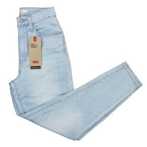 Levi's Hi-Waist Tapered Leg Relaxed Fit 27" Inseam Denim Jeans NWT Don't At Me